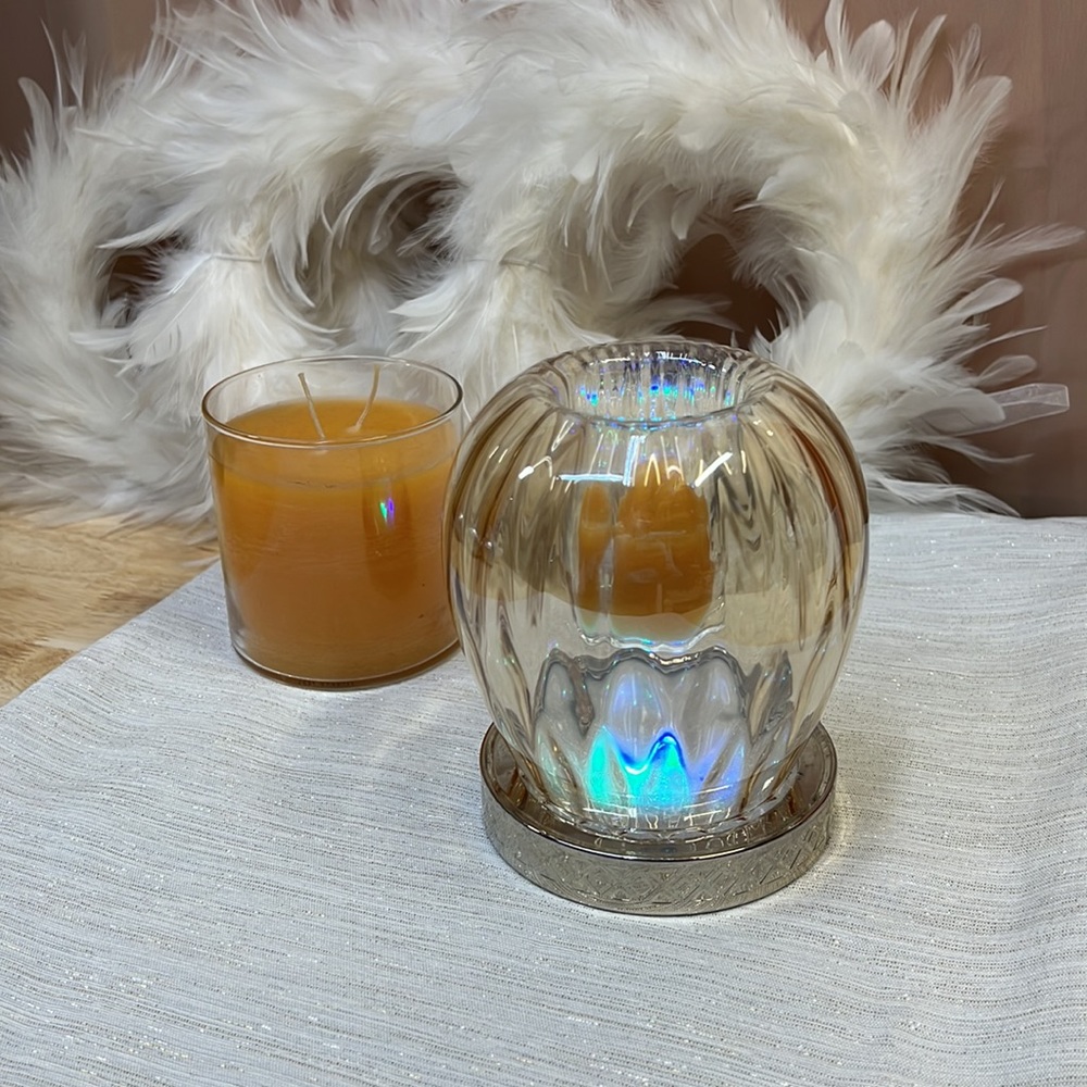PartyLite Aura Tealight Vintage Candle Holder